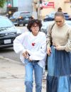 Jennifer Lopez fait du shopping avec son enfant Emme à Los Angeles le 15 janvier 2022  