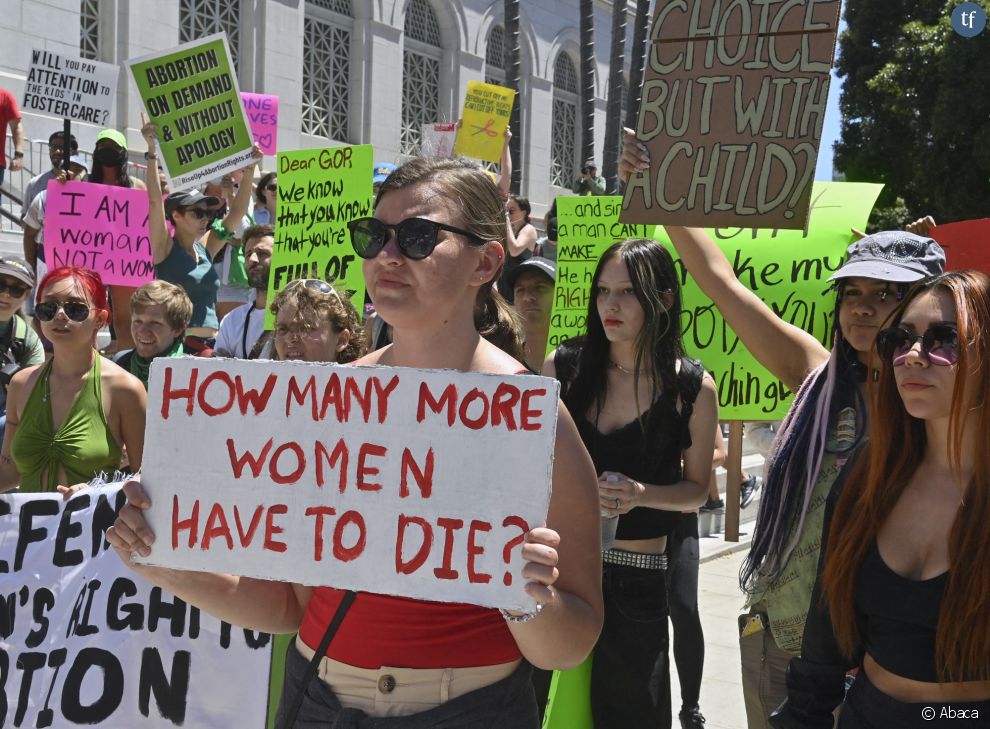 Les Américaines manifestent après la révocation du droit à l&#039;avortement aux Etats-Unis