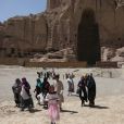 Des Afghan·es visitent le Bouddha en Afghanistan, 2022