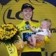  Lorena Wiebes, première femme en maillot jaune du Tour de France Femmes le 24 juillet 2022 