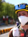 Les championne cycliste Marianne Vos lors de la première étape du Tour de France Femmes le 24 juillet 2022