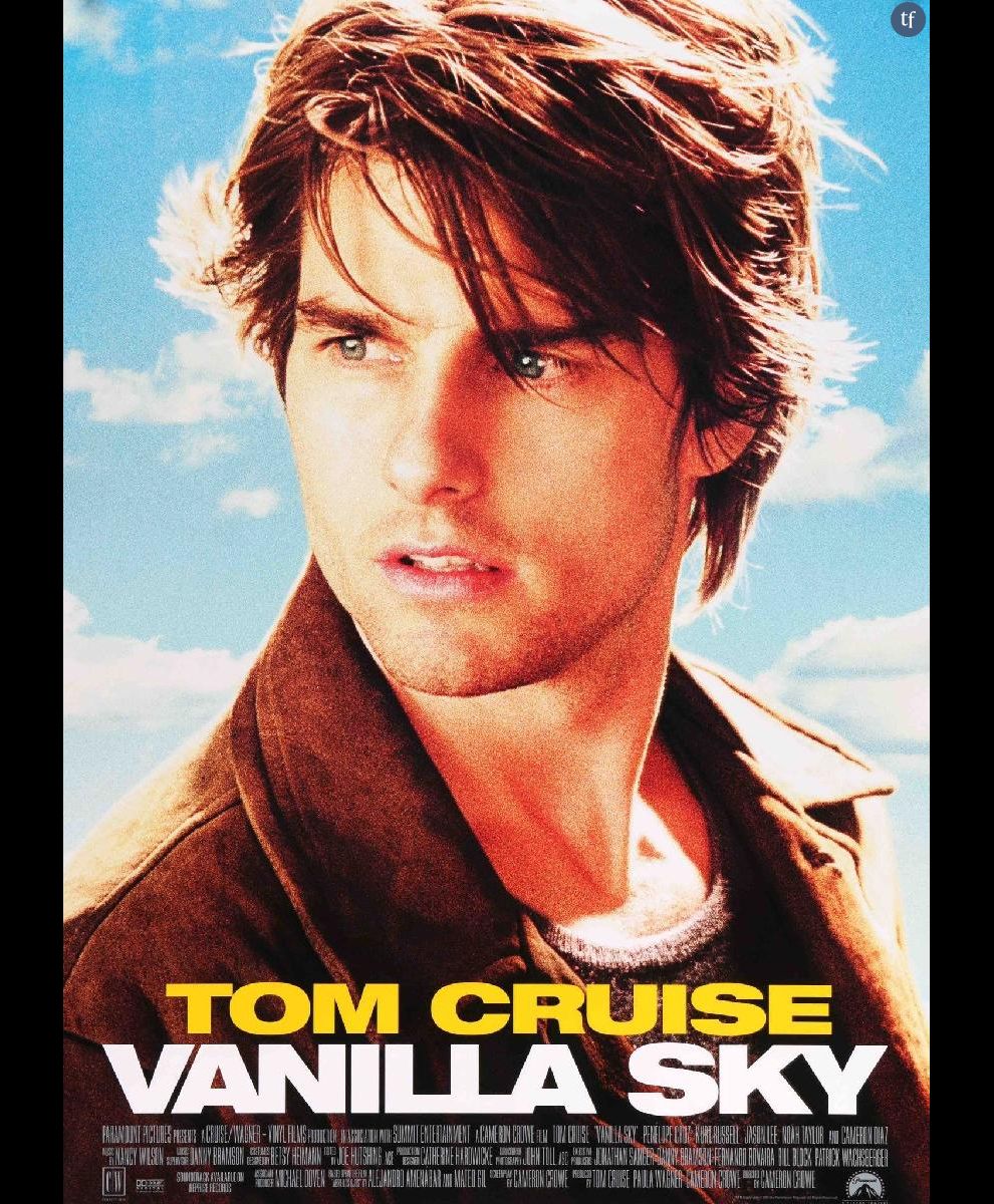 L&#039;affiche de &quot;Vanilla Sky&quot; avec Tom Cruise