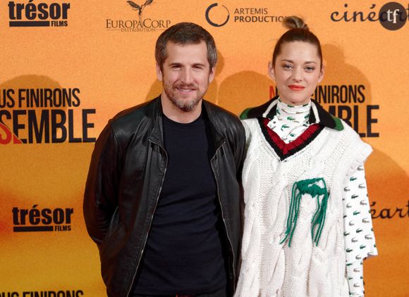 Marion Cotillard et Guillaume Canet lors de la première de "Nous Finirons Ensemble" à Bruxelles, le 23 avril 2019.