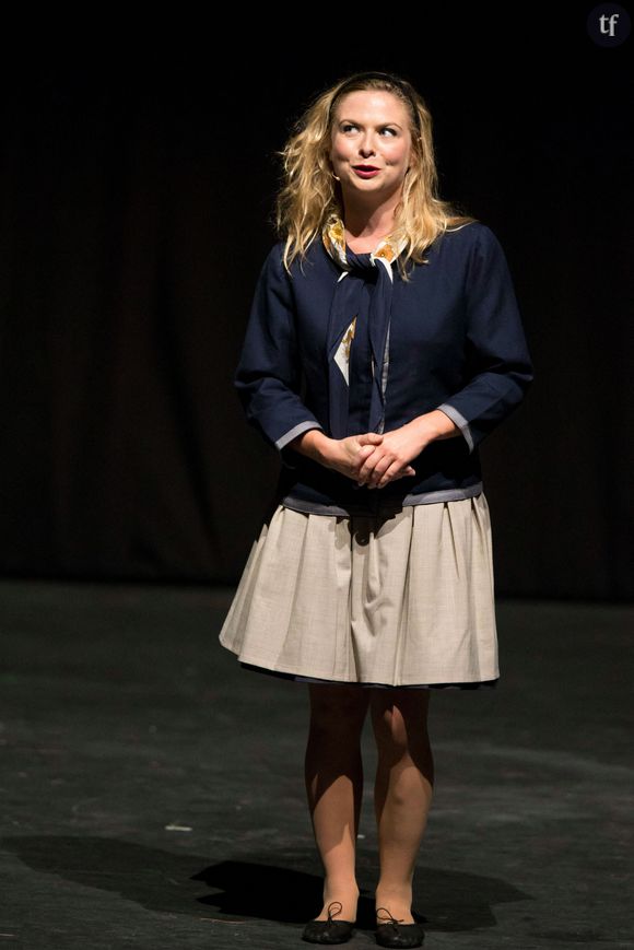 "Un jour, je pleurais, je pleurais, je pouvais plus me lever. J'avais l'impression que j'allais mourir. Je me disais : je fais pas de dépression, ce sont les gens faibles qui font des dépressions. Moi j'avance !"
French humorist Constance performs at the Theatre de Verdure in Nice, southern France on August 08, 2013. Photo by Syspeo.R/ABACAPRESS.COM