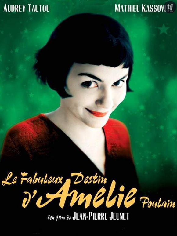 L'affiche du film "Le fabuleux destin d'Amélie Poulain" avec Audrey Tautou