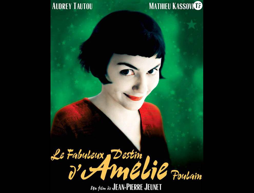L&#039;affiche du film &quot;Le fabuleux destin d&#039;Amélie Poulain&quot; avec Audrey Tautou