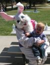 Un lapin de Pâques tout à fait effrayant.