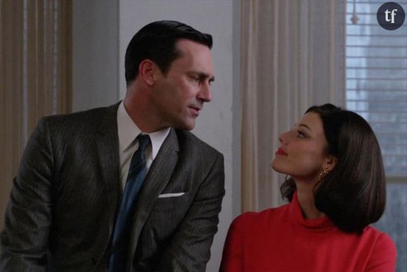 Don et Megan dans "Mad Men"