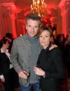  Denis Brogniart et sa femme Hortense - Archives - 25 ans du magazine TV Mag Paris, le 09/02/2012 Plaza Athenee  