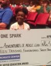 La petite fille a remporté le premier prix au festival de crowdfunding One Spark