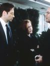 David Duchovny, Gillian Anderson et Mitch Pileggi dans la série X-Files