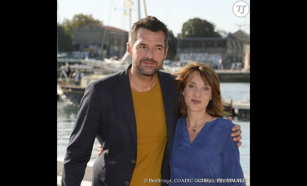 Alix Poisson, qui incarne Florence dans la série &quot;Disparue&quot; sur France 2, et  Arnaud Ducret. 