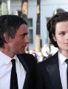 Samuel Benchetrit et son fils Jules au Festival de Cannes 2015.