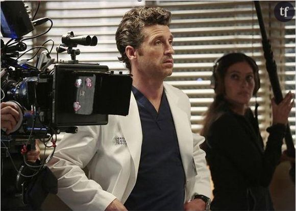 Patrick Dempsey sur le tournage de "Grey's Anatomy"
