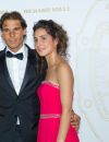 Rafael Nadal et sa compagne Maria Xisca Perello, lors d'un gala de charité.