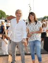 Raymond Domenech et sa compagne Estelle Denis le 2 juillet dernier