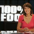Estelle Denis animatrice de 100% Foot sur M6 en 2005