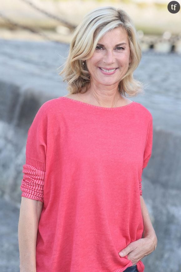  Michelle Laroque (Présidente du Jury) - Photocall du 17ème festival de fiction TV de La Rochelle sur le Vieux Port de La Rochelle le 09 septembre 2015 