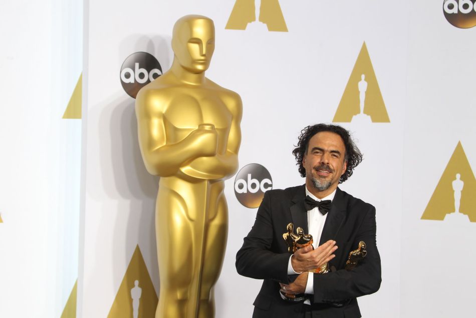 Le réalisateur mexicain Alejandro Gonzalez Inarritu (The Revenant) aux Oscars 2015