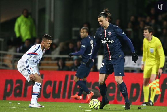 Match de Ligue 1 Lyon - PSG au stade Gerland à Lyon le 8 février dernier