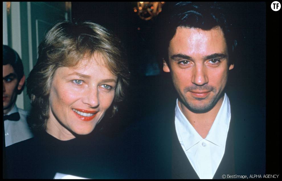 Jean-Michel Jarre et son ex-femme Charlotte Rampling en 1988
