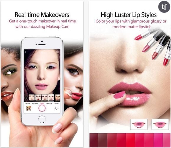 L'appli YouCam Make Up