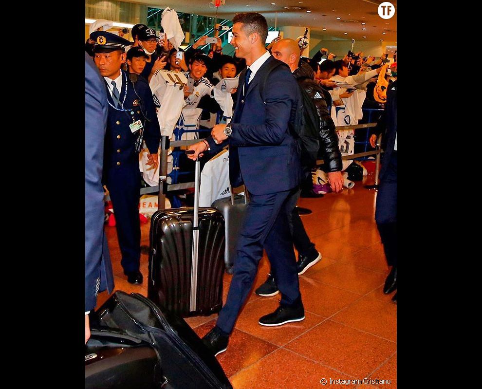 Cristiano Ronaldo arrive au Japon le 11 décembre 2016