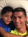 Selfie de Cristiano Ronaldo et son fils Cristiano Junior en décembre 2016