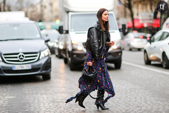 Street style Paris Fashion Week automne - hiver 2017/2018