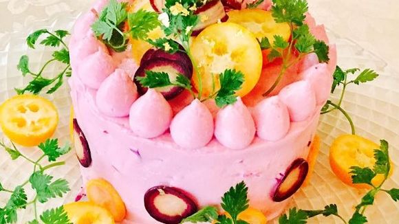 Le "salad cake", le gâteau salé qui affole les foodistas