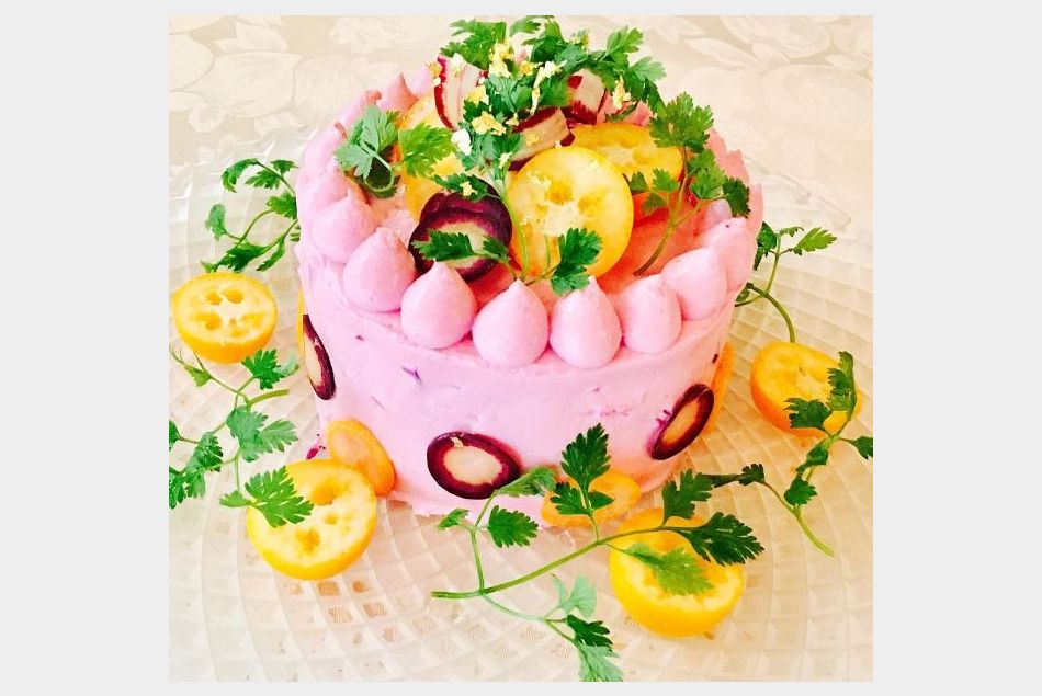 Les "Salad cake" de la styliste culinaire japonaise Mitsuki Moriyasu