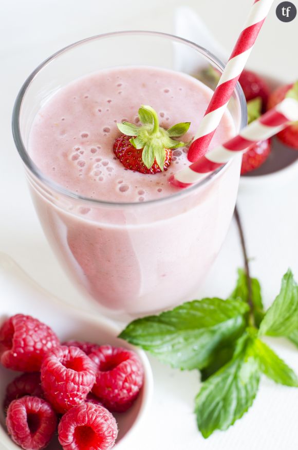 Smoothie à la fraise