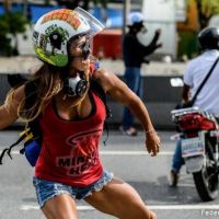 Caterina Ciarcelluti, l'ex-mannequin devenue symbole de la lutte au Venezuela