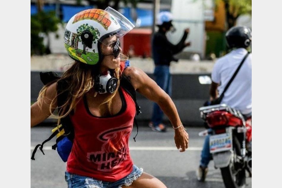 Caterina Ciarcelluti, l'ex-mannequin devenue symbole de la lutte au Venezuela