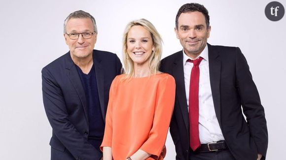 Laurent Ruquier, Yann Moix et Vanessa Burggraf