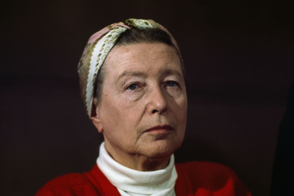 Simone de Beauvoir en 1968