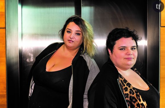 Les autrices de "Gros n'est pas un gros mot" Daria Marx à gauche et Eva Perez-Bello à droite