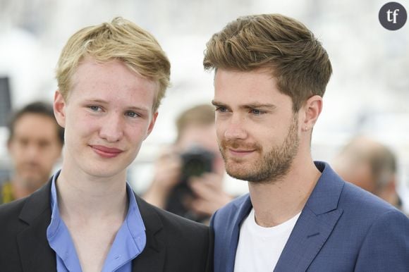 Victor Polster et Lukas Dhont au festival de Cannes 2018 pour le film "Girl"