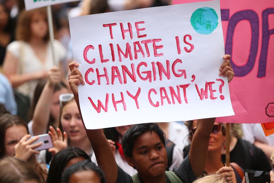 Le changement climatique est source d'anxiété. Getty Images.