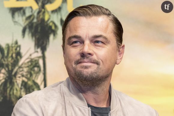 Leonardo DiCaprio lors de la conférence de presse du film Once Upon a Time In Hollywood dans le quartier de downtown à Tokyo au Japon, le 25 août 2019.