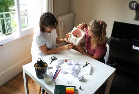 Auxane Caseiro et Charlyne Kerjean, les deux lauréates du prix James Dyson Award 2020.