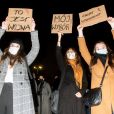Les Polonaises manifestent pour le droit à l'avortement le 24 octobre 2020