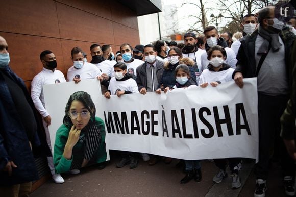 Marche blanche en hommage à Alisha le 14 mars 2021