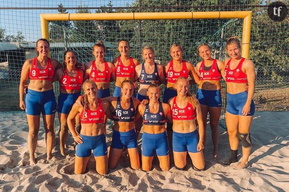 L'équipe de beach handball norvégienne sanctionnée pour avoir porté un short au lieu d'un bikini