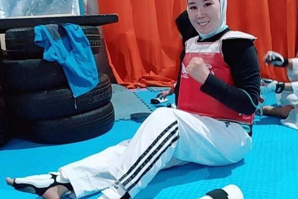 L'athlète paralympique afghane Zakia Khudadadi