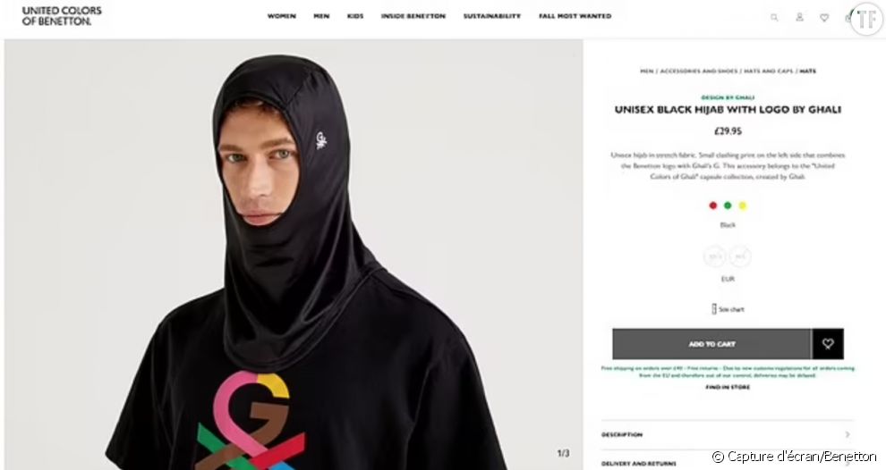 Le hijab unisexe de Benetton fait grincer des dents