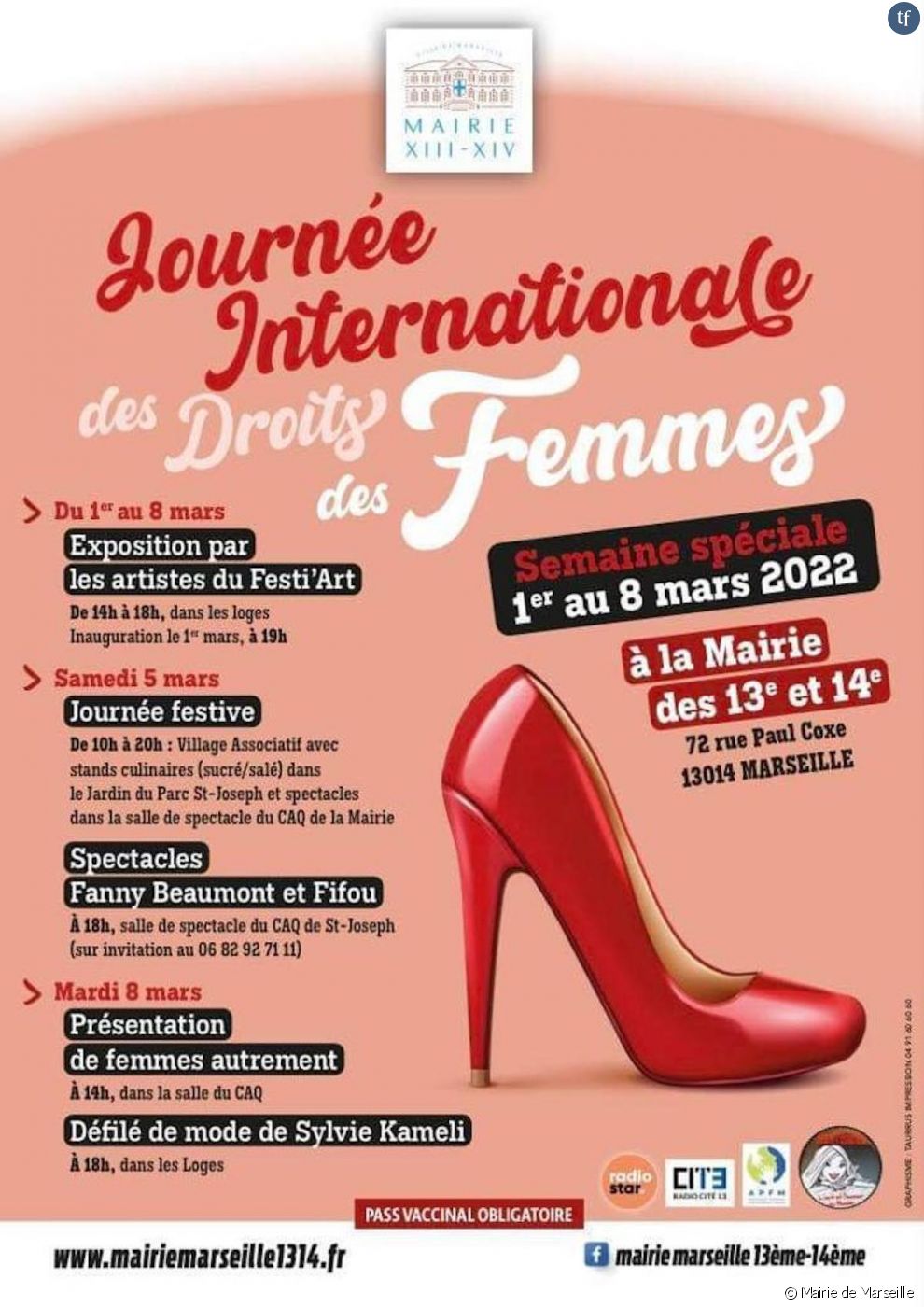 Talons hauts et défilé pour les droits des femmes : l&#039;affiche sexiste qui fait bondir à Marseille