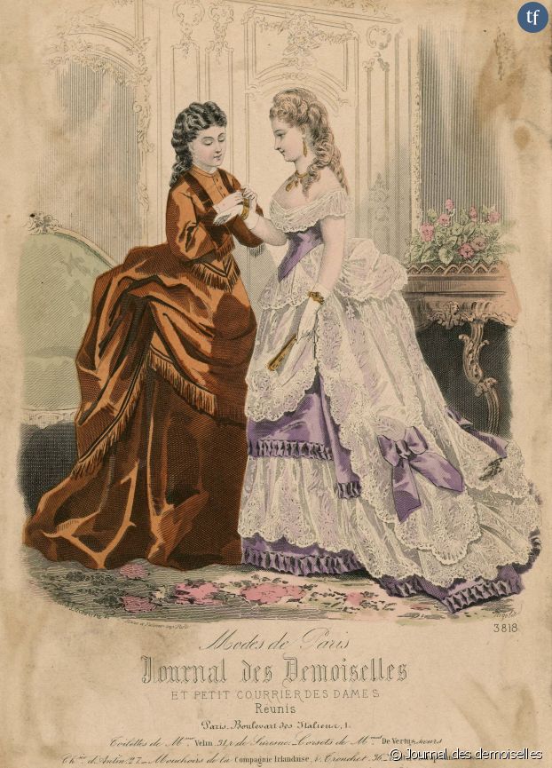 Gravure du Journal des demoiselles, XIXe siècle