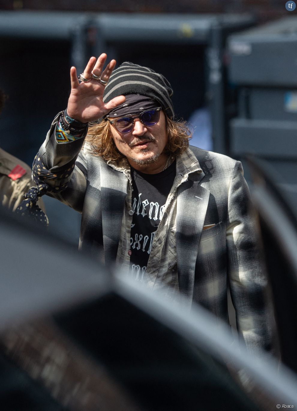  Johnny Depp à Glasgow le 3 juin 2022 