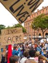 Manifestation pro-choix dans les rues de Toulouse, le 26 juin